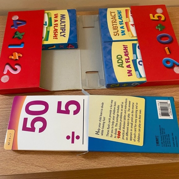 ❤️4 Brain Quest Q&A Decks and Math Flash Cards. Fun learning for kids - Picture 3 of 12